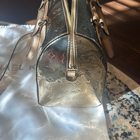 Brand new never used MK . Gold . Super adorable! Like a speedy by LV - Picture 4 of 6